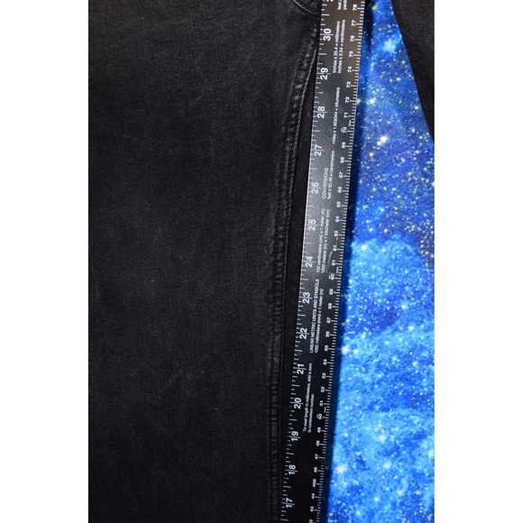 Ksubi Chitch Jeans Men 38x32 Slim Fit Black Denim Blu Bottle Pants Measure 34x31 - Picture 7 of 11